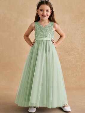 Azazie cinna flower girl dress